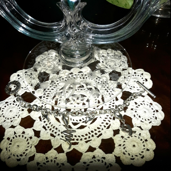 Vintage Tiffany & Co. STERLING Bracelet w 2 Charms - Picture 6 of 15